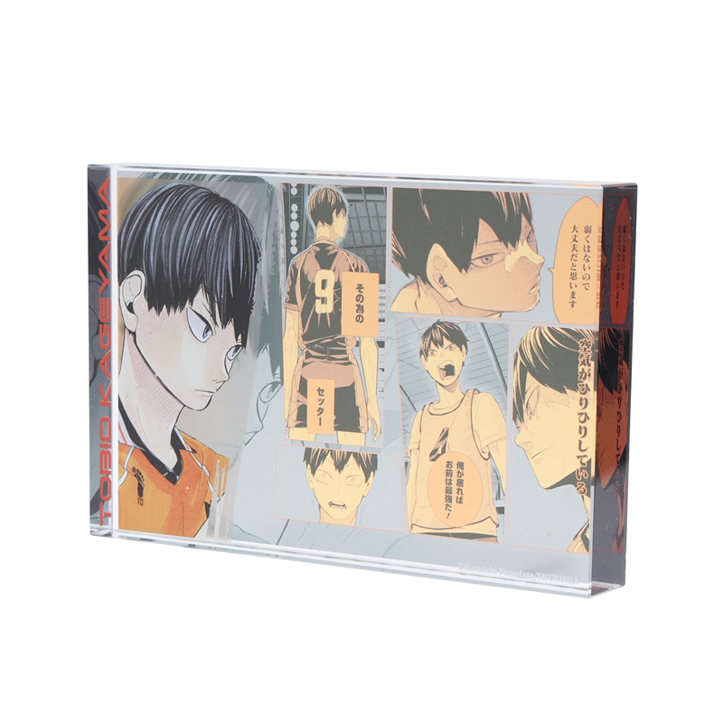 『ハイキュー!!』アクリルブロック “HEROES” 影山飛雄 BD4