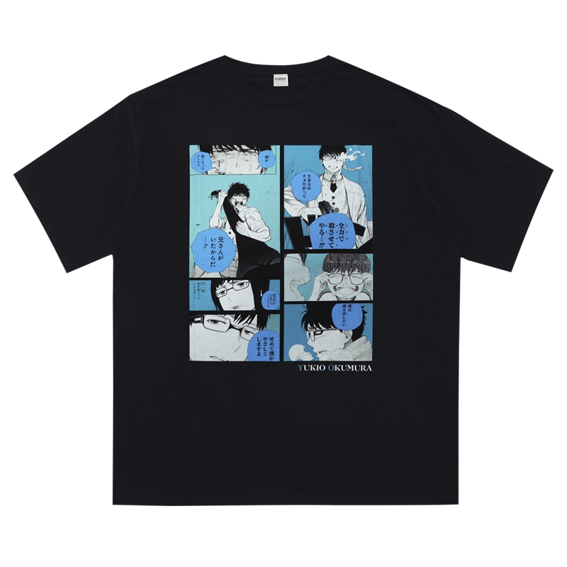 『青の祓魔師』ビッグシルエットTシャツ “HEROES” 奥村雪男 BD4