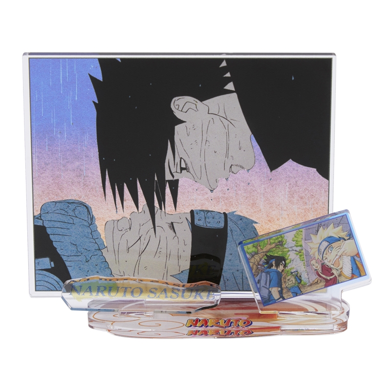 『NARUTO−ナルト−』エモーショナルアクリルジオラマ うずまきナルト&うちはサスケ BD4