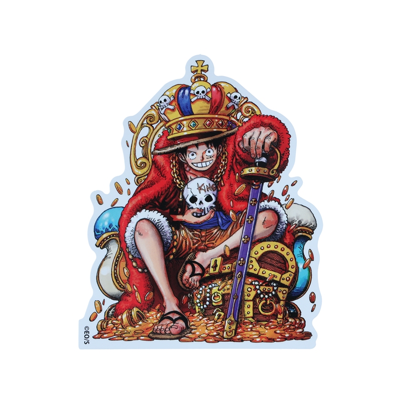 『ＯＮＥ　ＰＩＥＣＥ』ダイカットステッカー　ルフィ　２０２３年ＷＪ２５号　ＢＤ４