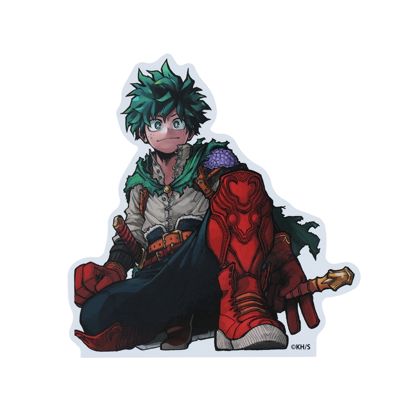 『僕のヒーローアカデミア』ダイカットステッカー 緑谷出久 2023年WJ5号 BD4