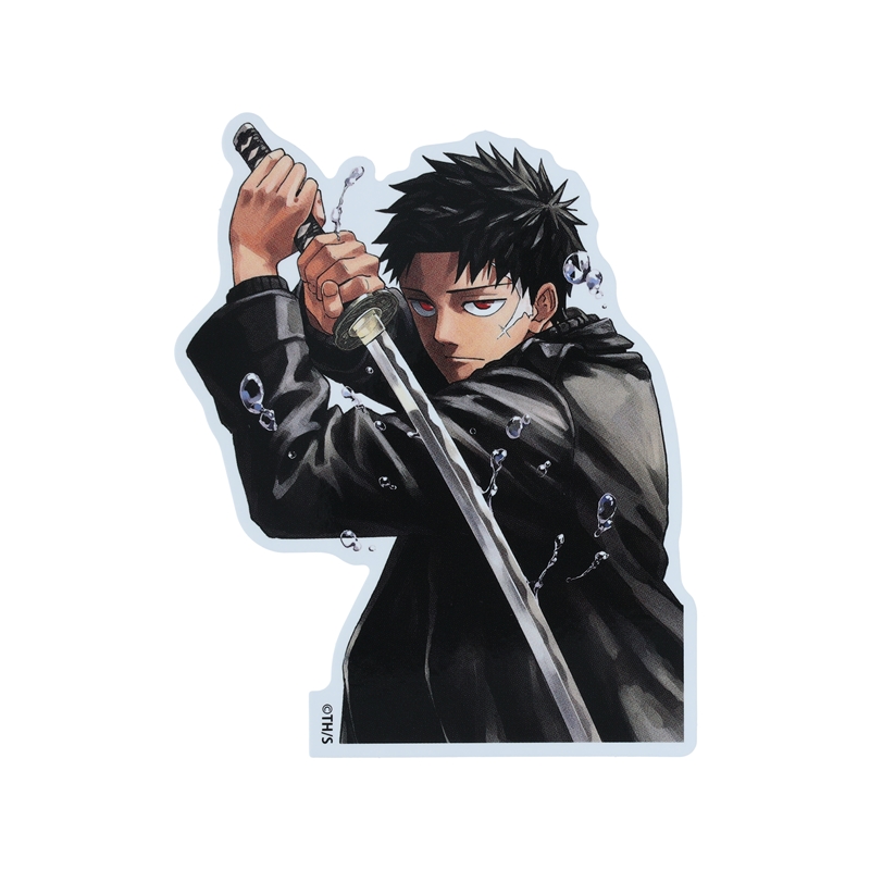 『カグラバチ』ダイカットステッカー 六平千鉱 BD4