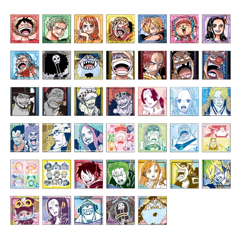 『ONE PIECE』スクエアステッカーコレクション 第1弾 (全40種/ランダム4種入り) BD4−JF