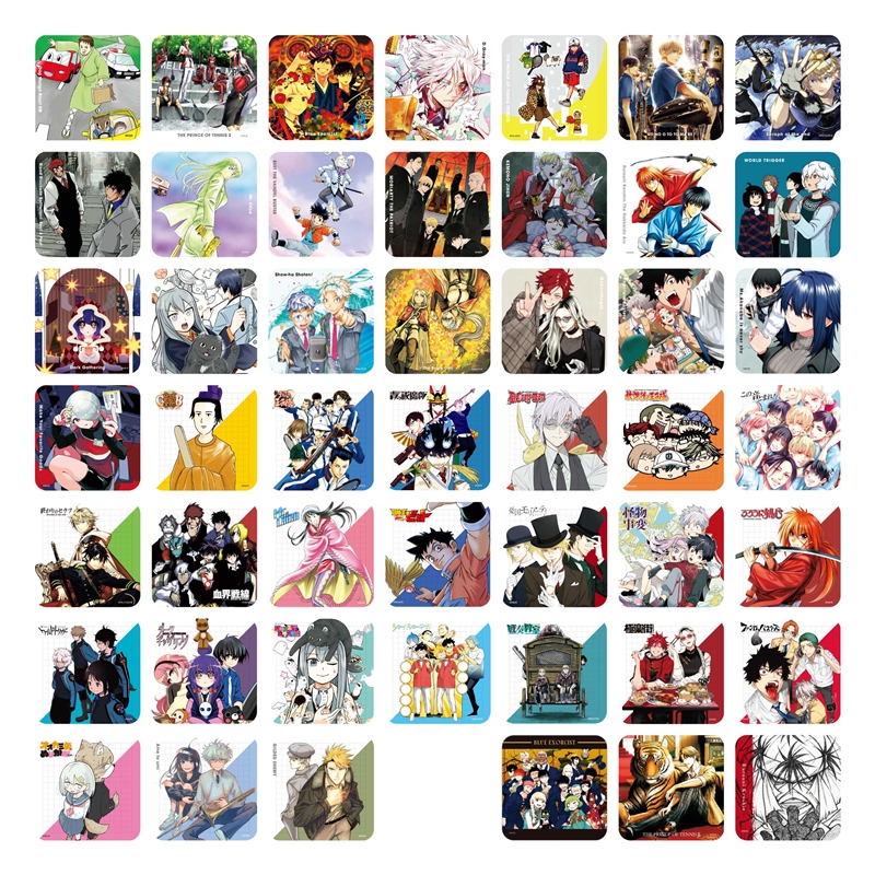 「ジャンプＳＱ．」アートコースター　第１弾　全種セット　（全４５種＆特典３種／計４８種入り）　ＢＤ４−ＪＦ