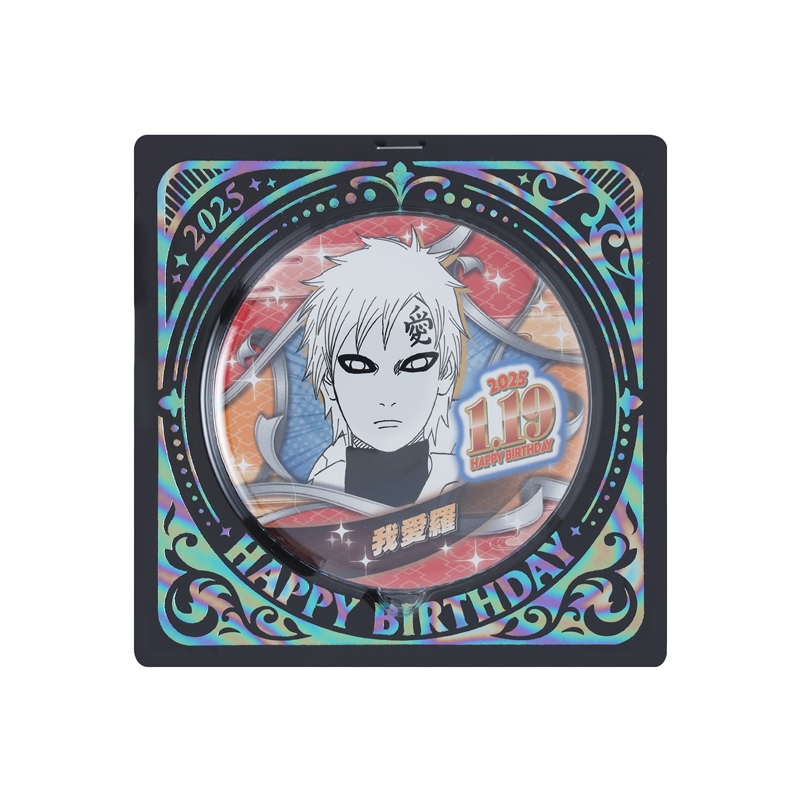 『NARUTO−ナルト−』バースデイ缶バッジ 我愛羅 BE1