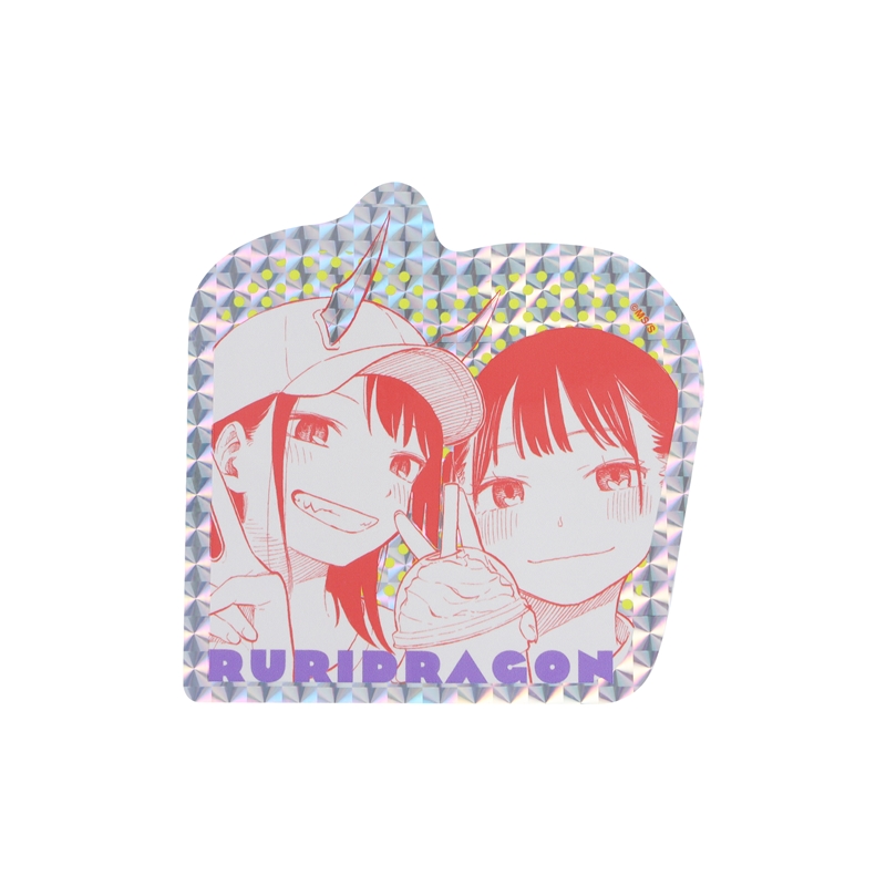 『ルリドラゴン』オーロラシャインステッカー(100×100mm以内変形サイズ) BD4−JNPG