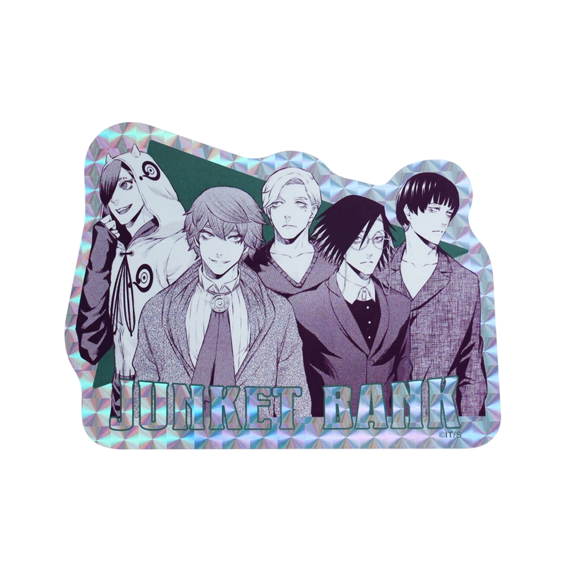 『ジャンケットバンク』オーロラシャインステッカー（１００×１００ｍｍ以内変形サイズ）　ＢＤ４−ＪＮＰＧ