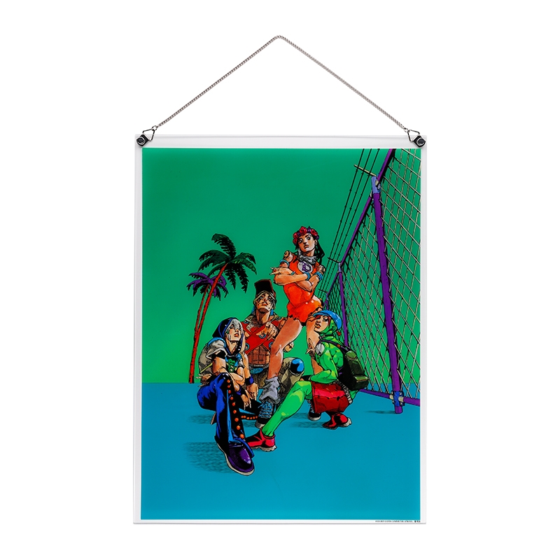 『ジョジョの奇妙な冒険　Ｐａｒｔ９　Ｔｈｅ　ＪＯＪＯＬａｎｄｓ』アクリルインテリアパネル　ＢＤ４−ＪＦ