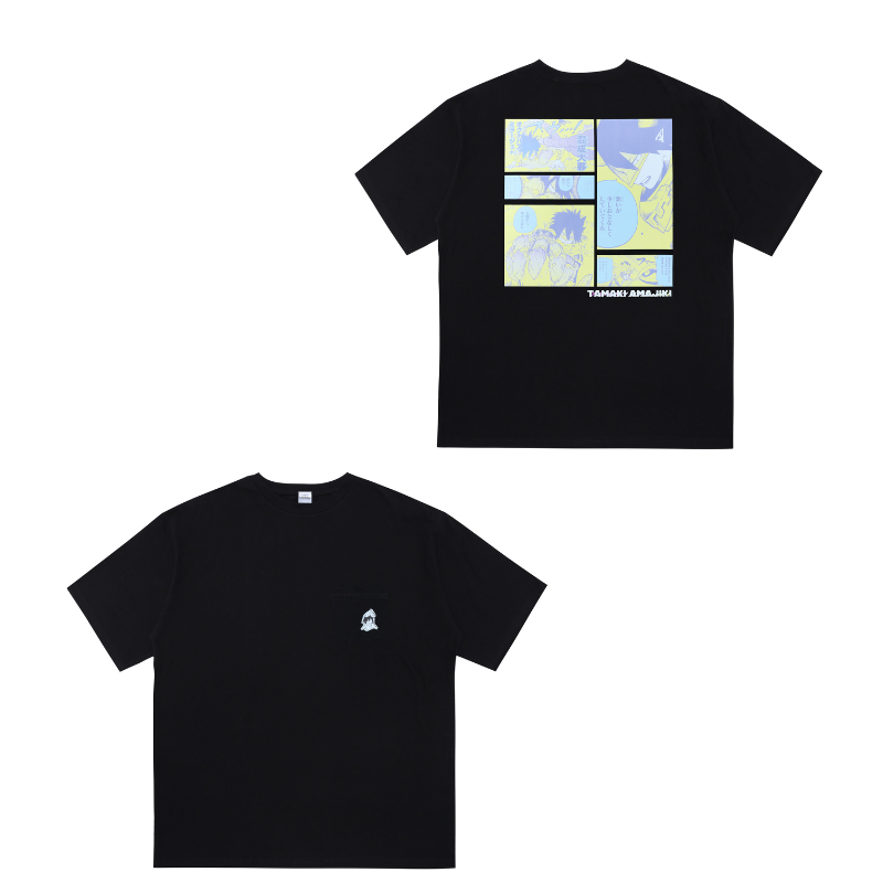 『僕のヒーローアカデミア』ポケット付きビッグシルエットTシャツ “HEROES” 天喰環 BE1