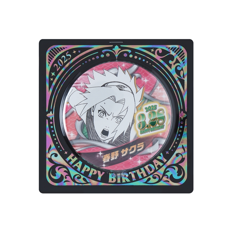 『ＮＡＲＵＴＯ−ナルト−』バースデイ缶バッジ　春野サクラ　ＢＥ１