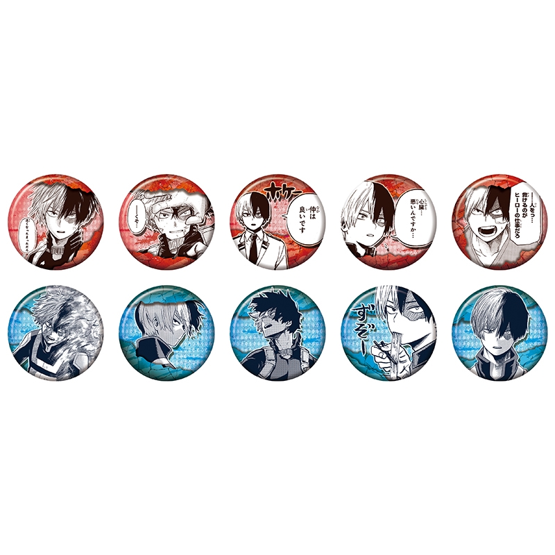 『僕のヒーローアカデミア』コレクション缶バッジ プチ “HEROES” 【轟焦凍】 (全10種/ランダム1種入り) BE1