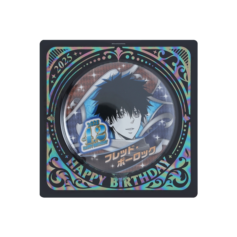 『憂国のモリアーティ』バースデイ缶バッジ フレッド・ポーロック BE2