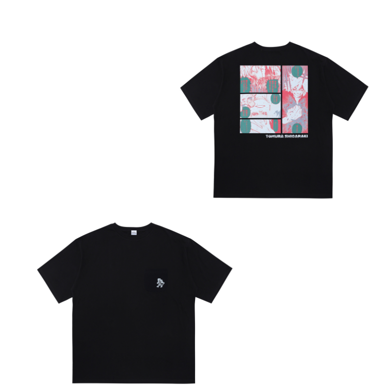 『僕のヒーローアカデミア』ポケット付きビッグシルエットTシャツ “VILLAINS” 死柄木弔 BE2