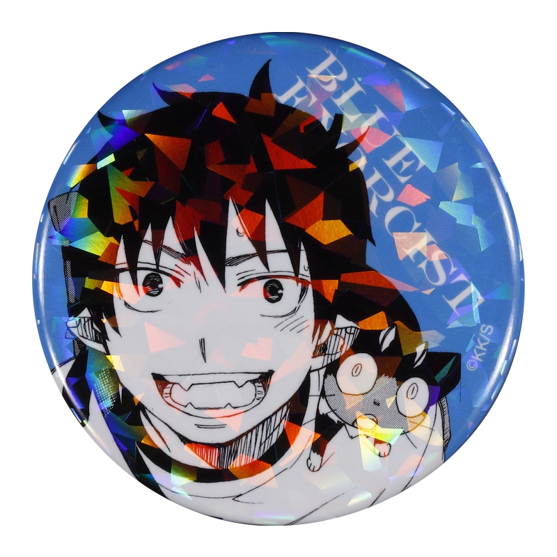完全受注生産「ジャンプＳＱ．」オールスター缶バッジ　『青の祓魔師』　第１弾　［０６　奥村燐＆クロ］　ＢＥ１
