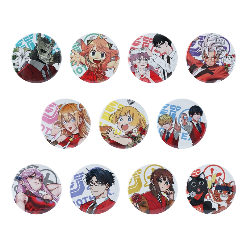 「少年ジャンプ＋」コレクション缶バッジ　（全１１種／ランダム１種入り）　＜少年ジャンプ＋展＞　ＢＥ２