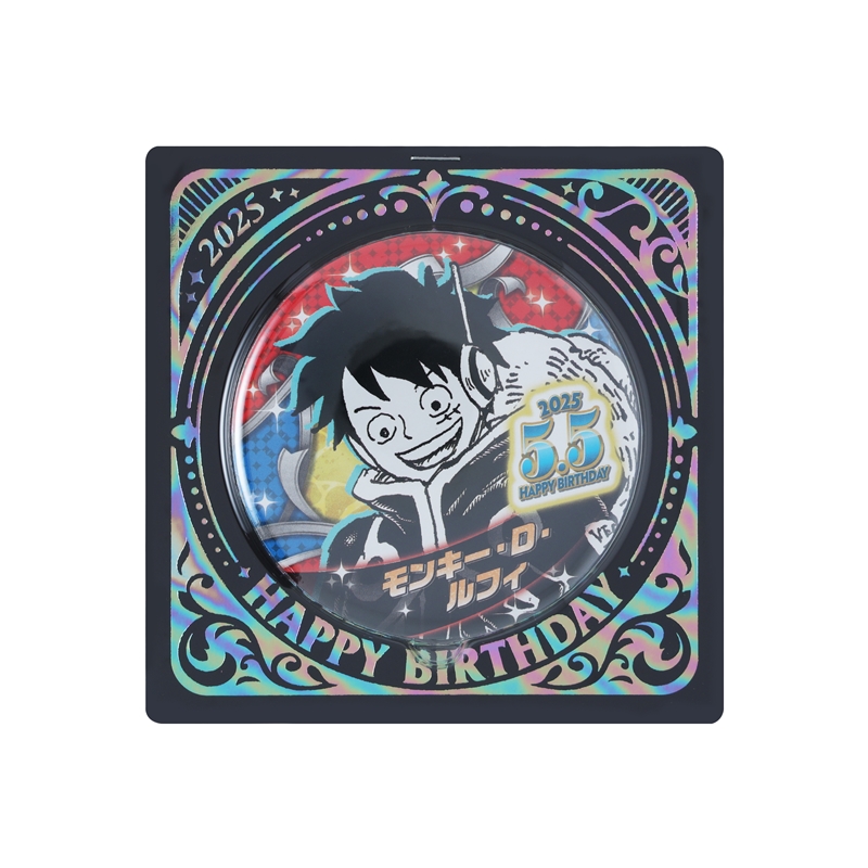 『ONE PIECE』バースデイ缶バッジ モンキー・D・ルフィ BE2