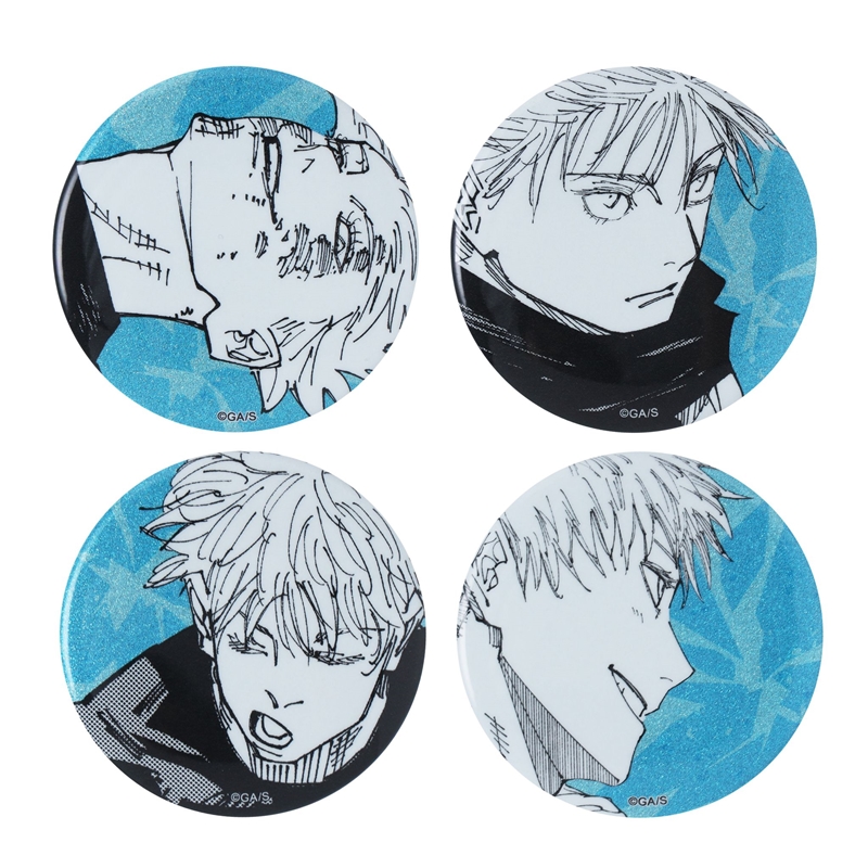 『呪術廻戦』缶バッジ４個セット　ＥＭＯＴＩＯＮＳ　五条悟　−人外魔境新宿決戦−　ＢＥ２