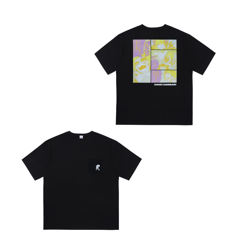 『僕のヒーローアカデミア』ポケット付きビッグシルエットTシャツ “HEROES” 上鳴電気 BE2
