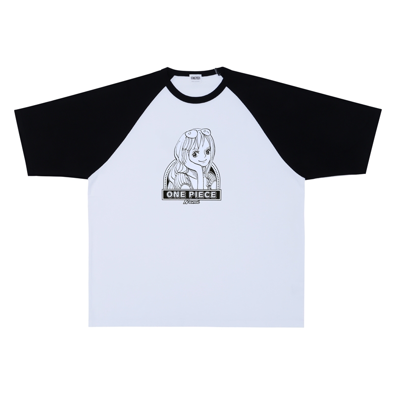 『ONE PIECE』ラグランTシャツ “HEROES” ナミ BE3