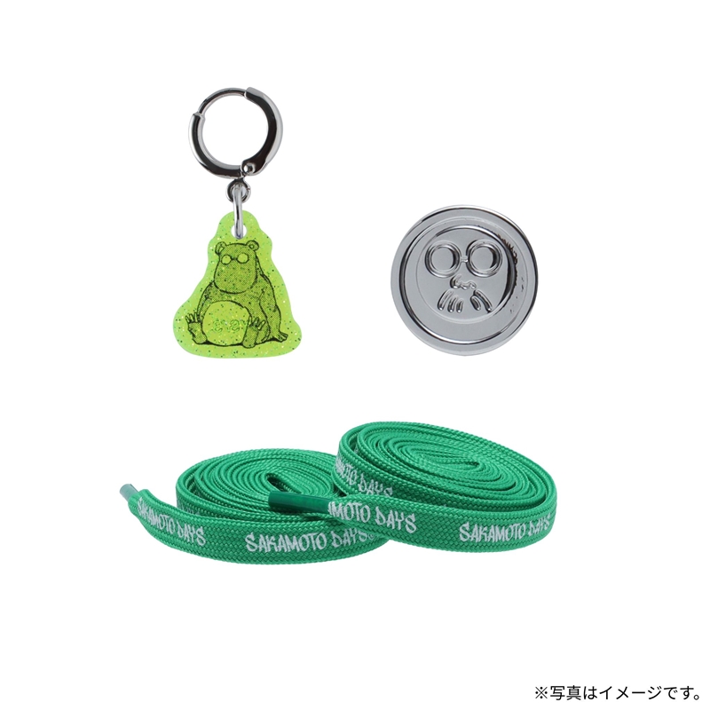 『SAKAMOTO DAYS』靴ひも&チャームセット(靴ひも2本&アクリルチャーム1個&メタルチャーム1個入り) BE2