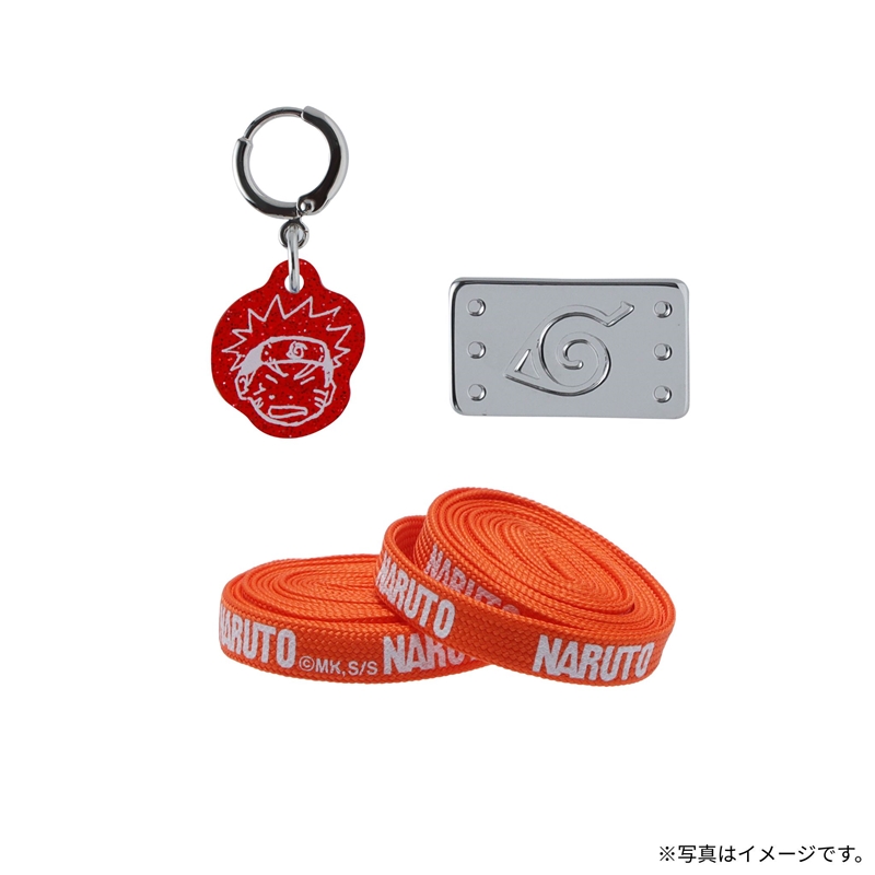 『NARUTO−ナルト−』靴ひも&チャームセット(靴ひも2本&アクリルチャーム1個&メタルチャーム1個入り) BE2