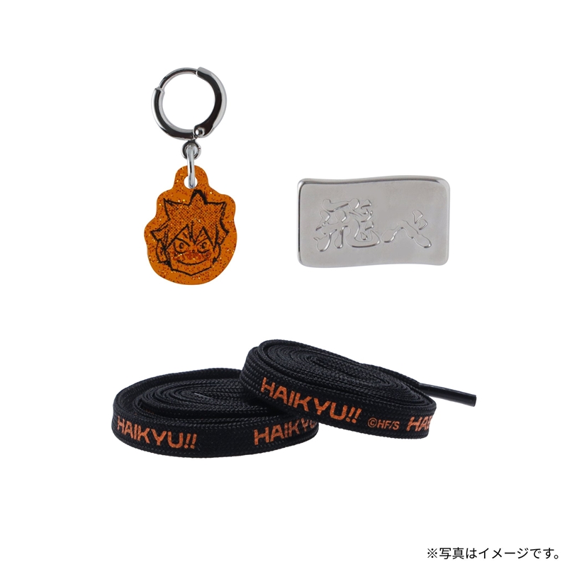 『ハイキュー!!』靴ひも&チャームセット(靴ひも2本&アクリルチャーム1個&メタルチャーム1個入り) BE2