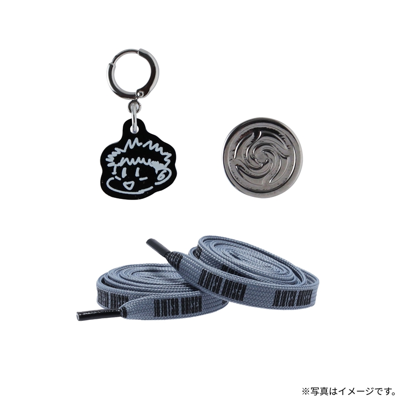 『呪術廻戦』靴ひも&チャームセット(靴ひも2本&アクリルチャーム1個&メタルチャーム1個入り) BE2