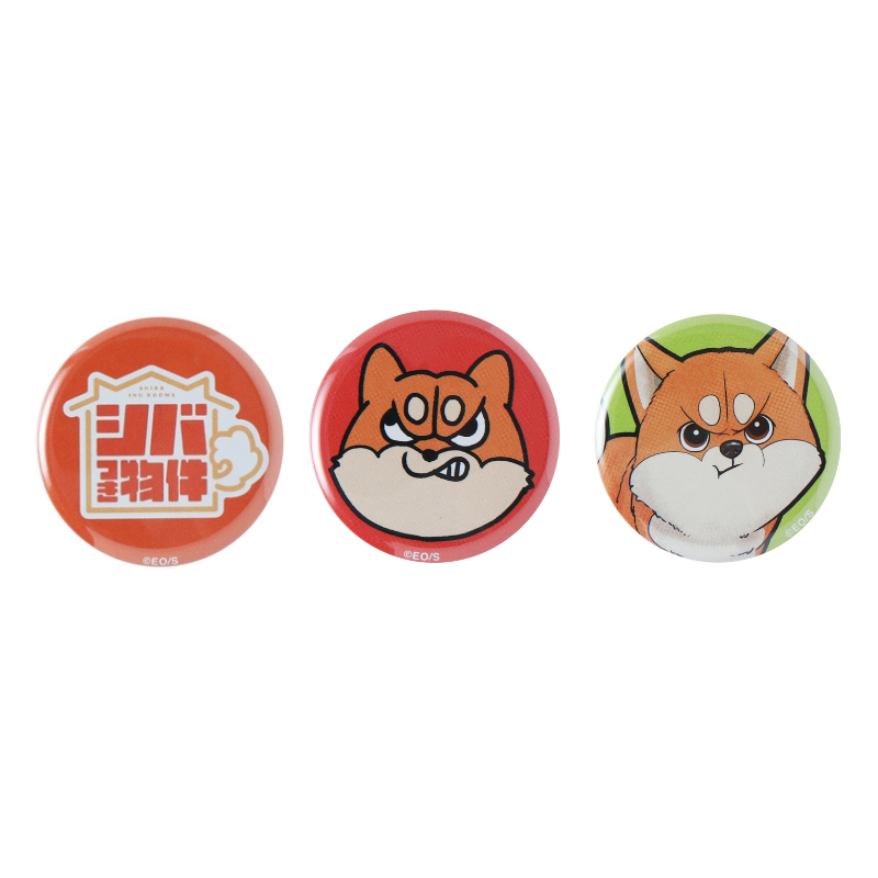 『シバつき物件』ｍｉｎｉ缶バッジ３個セット　ＢＥ２−ＪＮＰＧ