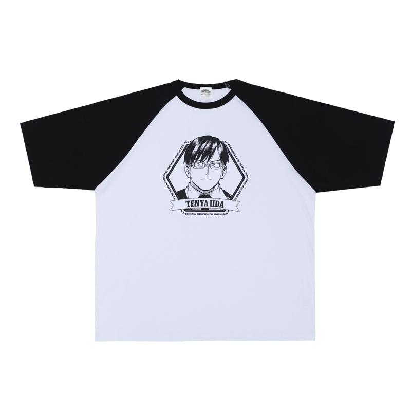 『僕のヒーローアカデミア』ラグランTシャツ “HEROES” 飯田天哉 BE3