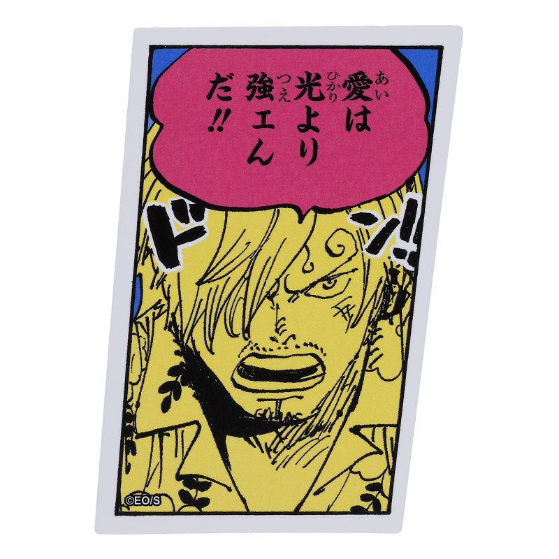『ONE PIECE』コマステッカー 愛は光より強ェんだ!! BE3