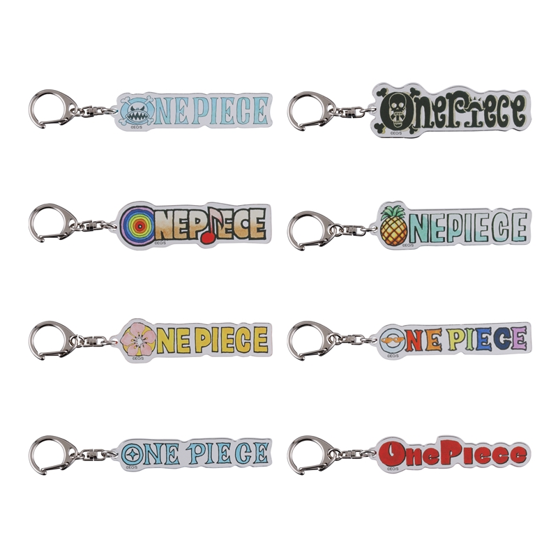 『ONE PIECE』ロゴがいっぱいアクリルクリアキーホルダーコレクション 第1弾 (全8種/ランダム1種入り) BE3