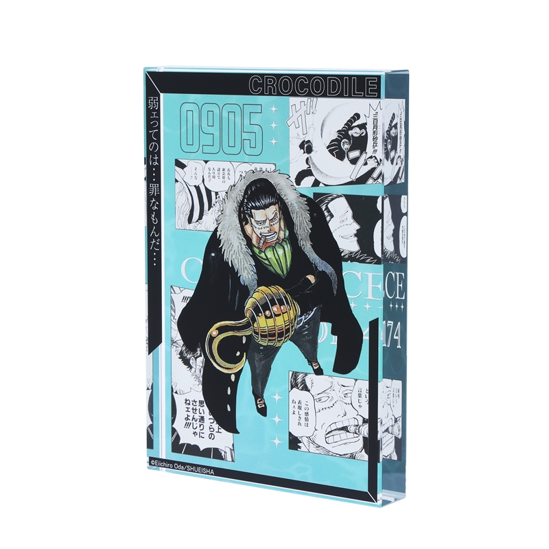 『ONE PIECE』アクリルブロック “HEROES” クロコダイル BE3