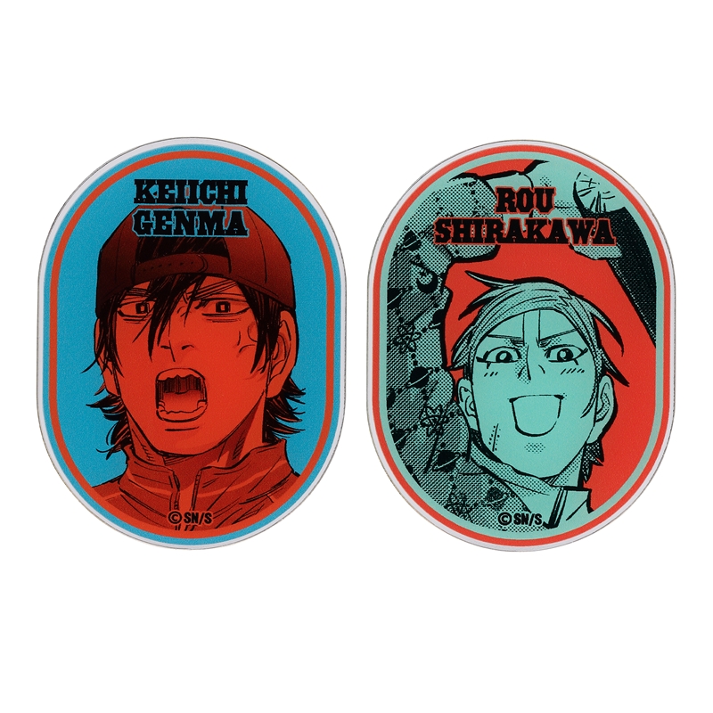 『ドッグスレッド』アクリルステッカー2枚セット 【白川朗&源間慶一】 BE2