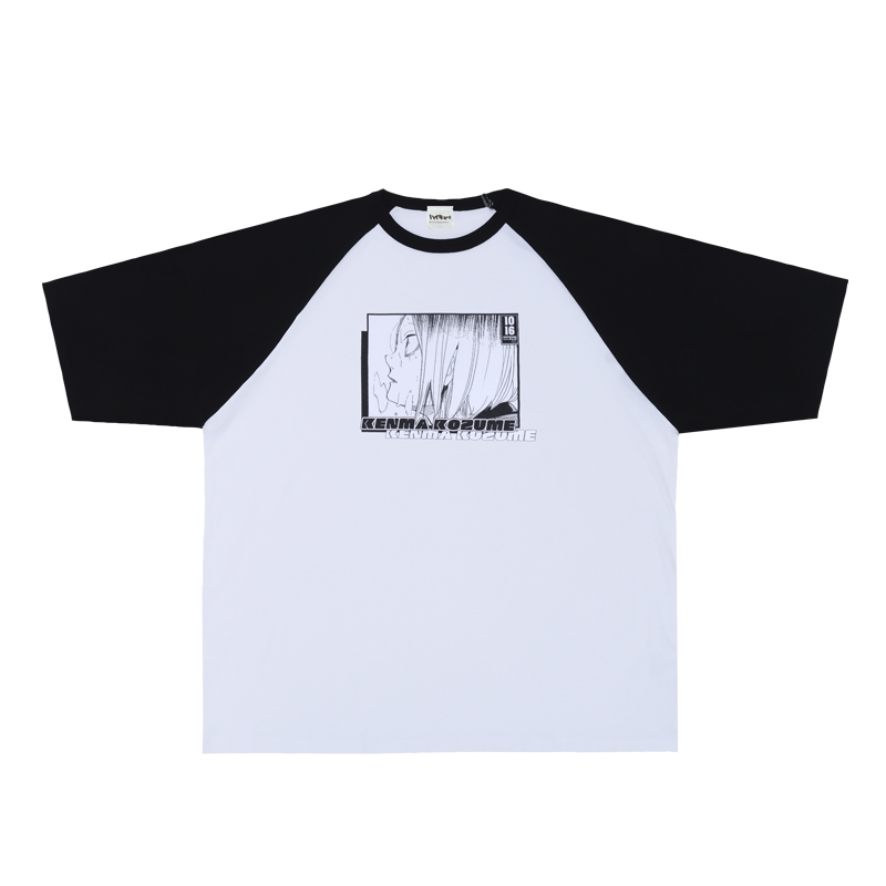 『ハイキュー!!』ラグランTシャツ “HEROES” 孤爪研磨 BE4