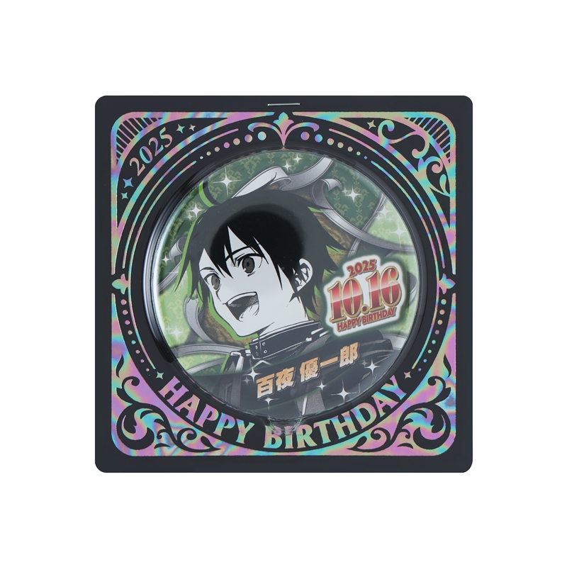 『終わりのセラフ』バースデイ缶バッジ 百夜優一郎 BE4
