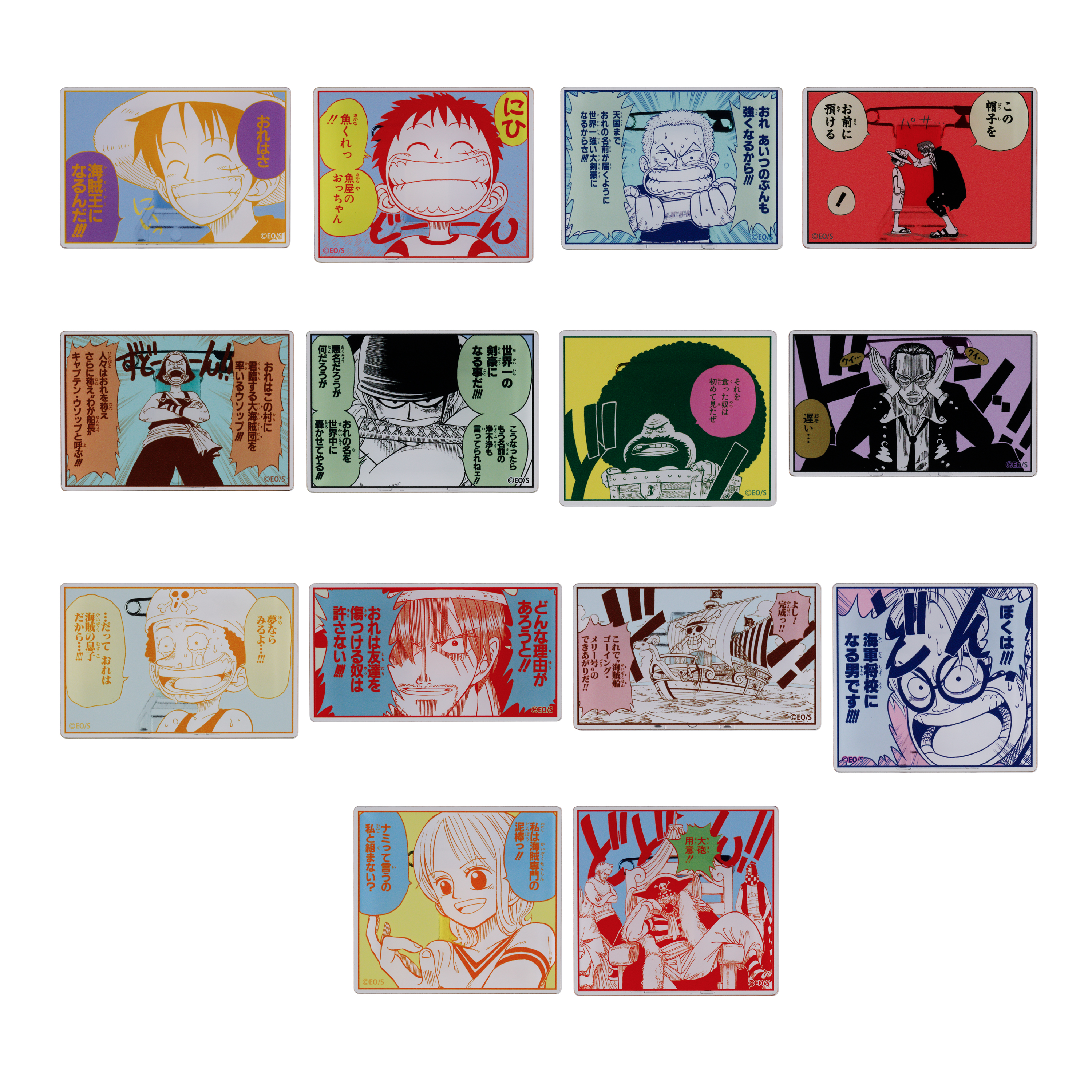 『ONE PIECE』名言アクリルバッジコレクション 第1弾 (全14種/ランダム1種入り) BE3−OPD