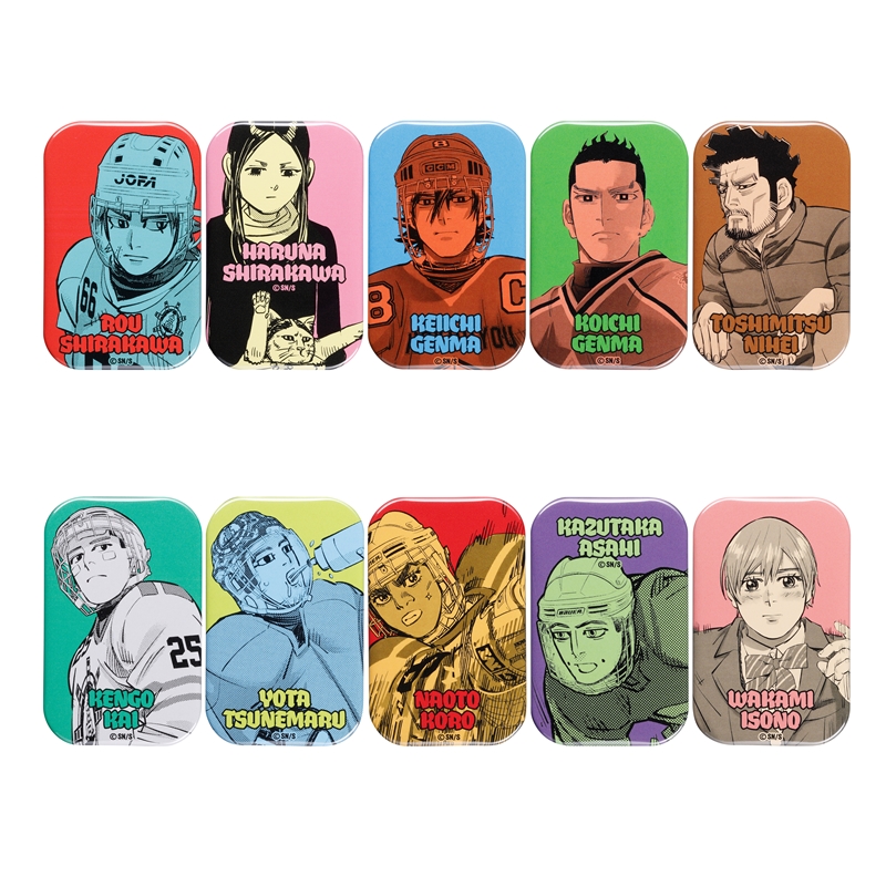 『ドッグスレッド』スクエア缶バッジコレクション(スタンド付き) 第1弾 (全10種/ランダム1種入り) BE2