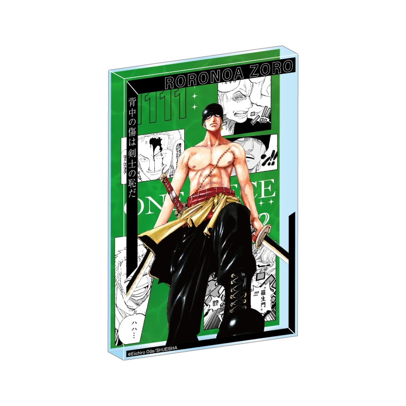 『ONE PIECE』アクリルブロック “HEROES” ロロノア・ゾロ BE4