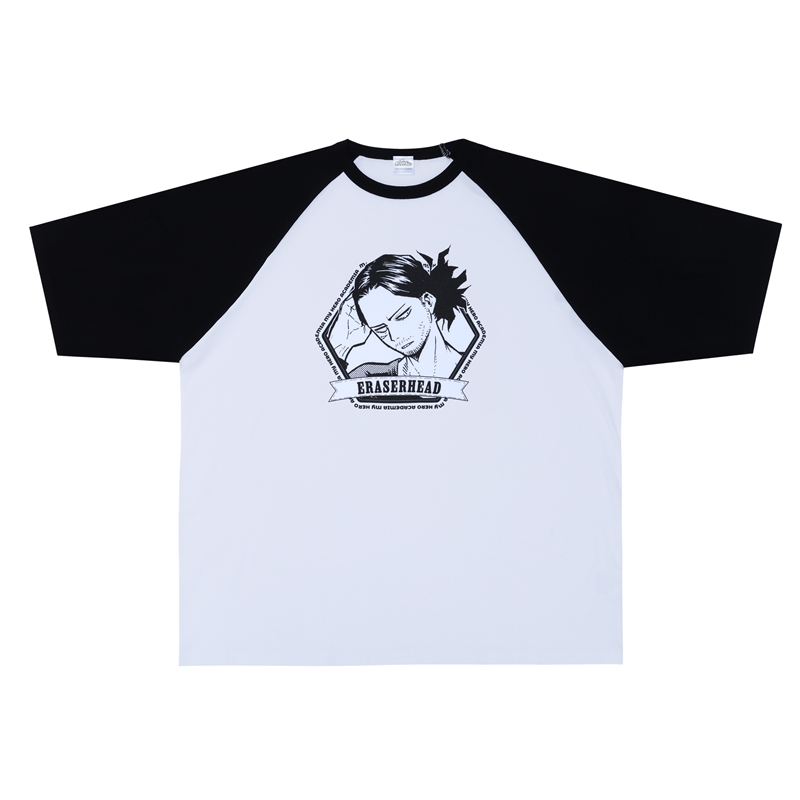 『僕のヒーローアカデミア』ラグランＴシャツ　“ＨＥＲＯＥＳ”　イレイザーヘッド　ＢＥ４