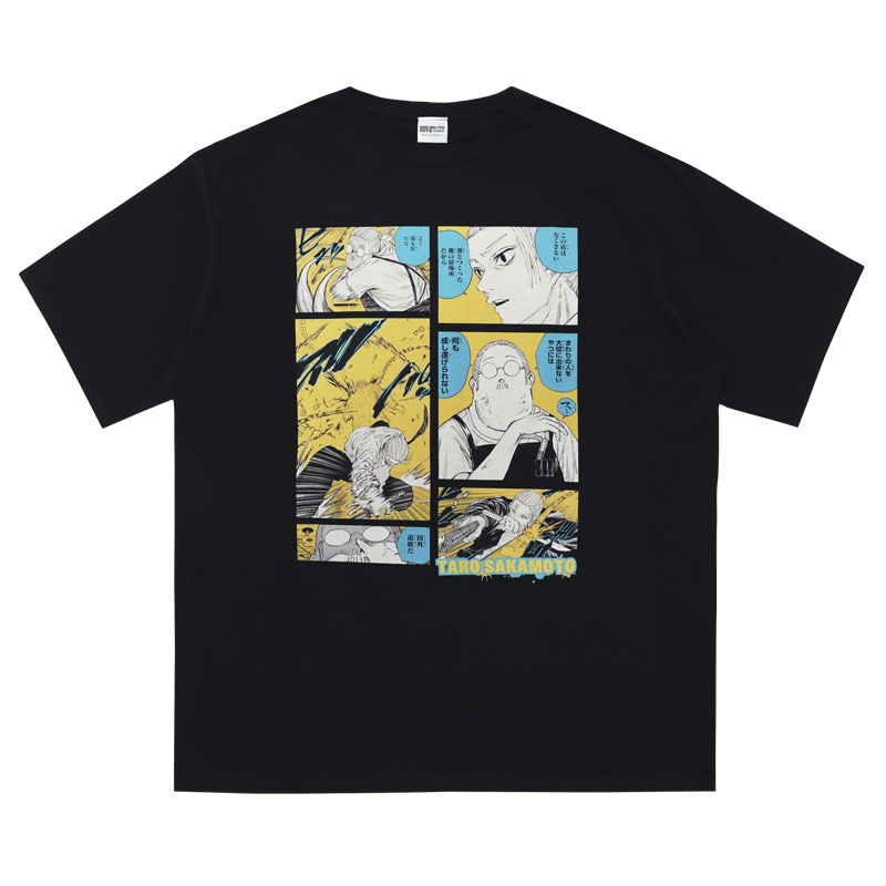 『SAKAMOTO DAYS』ビッグシルエットTシャツ “HEROES” 坂本太郎 BE4