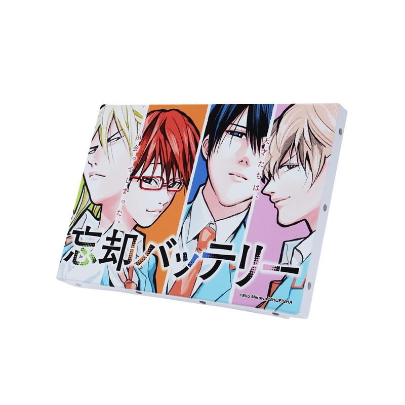 『忘却バッテリー』フルカラーアートボード　第１話カラーページ　［ＪＵＭＰ　ＡＲＴ　ＢＯＡＲＤ　ＧＡＬＬＥＲＹ］　ＢＥ３