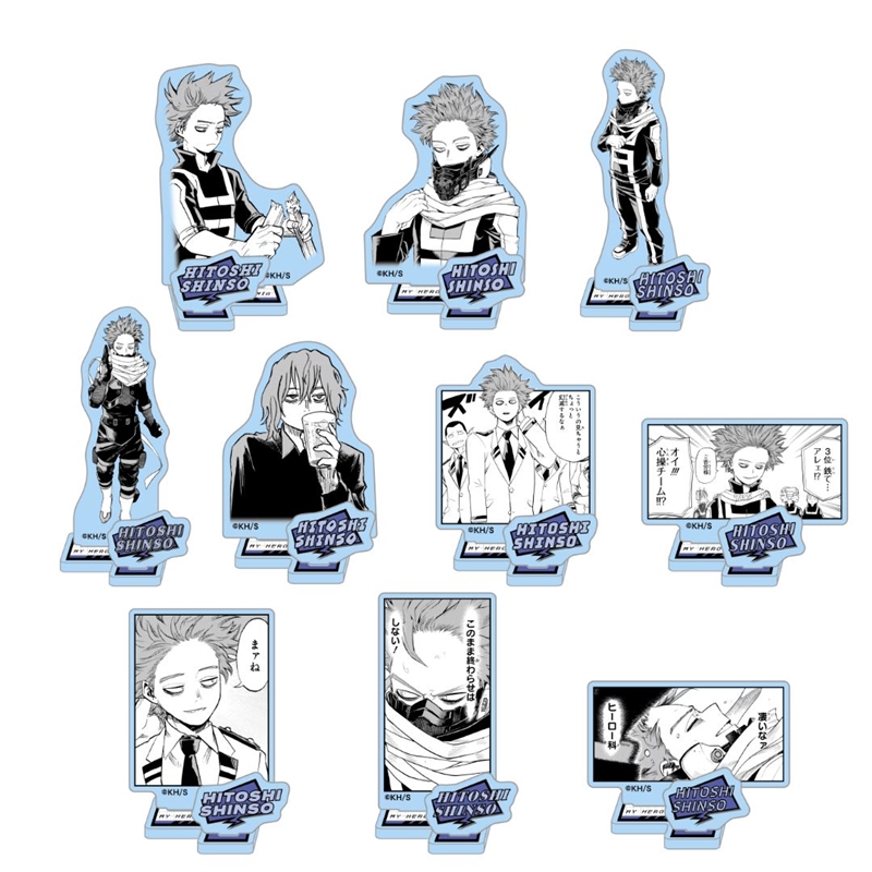 JCS限定 『僕のヒーローアカデミア』アクリルフィギュアコレクション“HEROES” 心操人使 全種セット (全10種入り) BE3