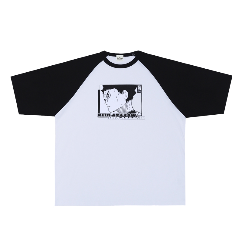 『ハイキュー!!』ラグランTシャツ “HEROES” 赤葦京治 BE4