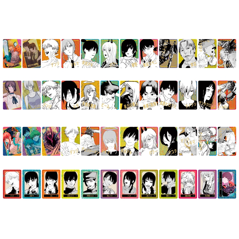 『チェンソーマン』箔押しクリアカードコレクション　１２枚セット　第１弾　（全４組／ランダム１組入り）　ＢＥ４−ＪＳ