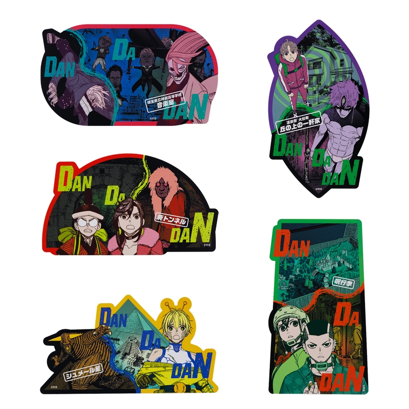 『ダンダダン』トラベルステッカーセット（５種入り）　ＢＥ４−ＪＳ