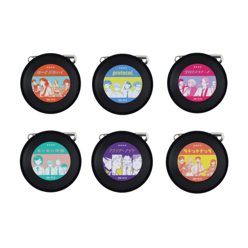 『ふつうの軽音部』レコード風バッジコレクション (全6種/ランダム1種入り) BE3