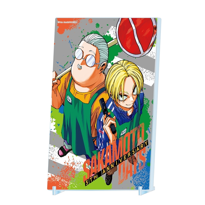 完全受注生産『SAKAMOTO DAYS』箔入りアクリルアート −連載5周年突破記念Ver.− BE4