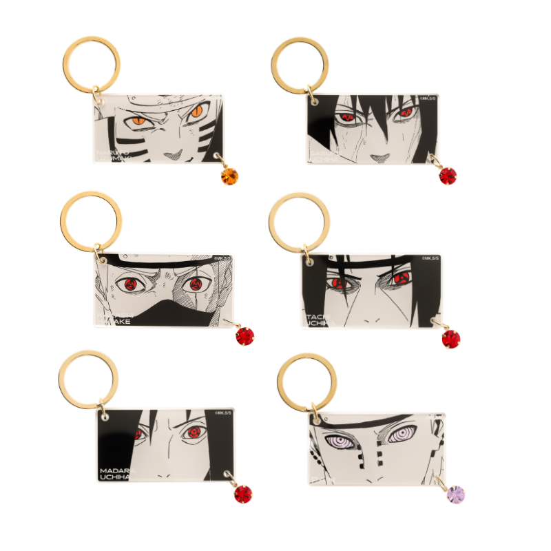 JCS限定 『NARUTO−ナルト−』キーリングコレクション−The Eye’s− 全種セット (全6種入り) BE4