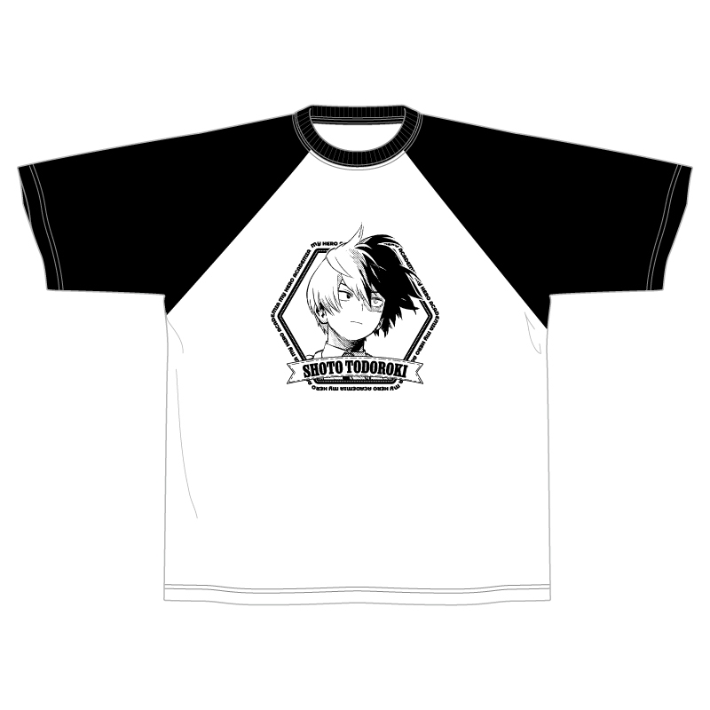 『僕のヒーローアカデミア』ラグランTシャツ “HEROES” 轟焦凍 BF1