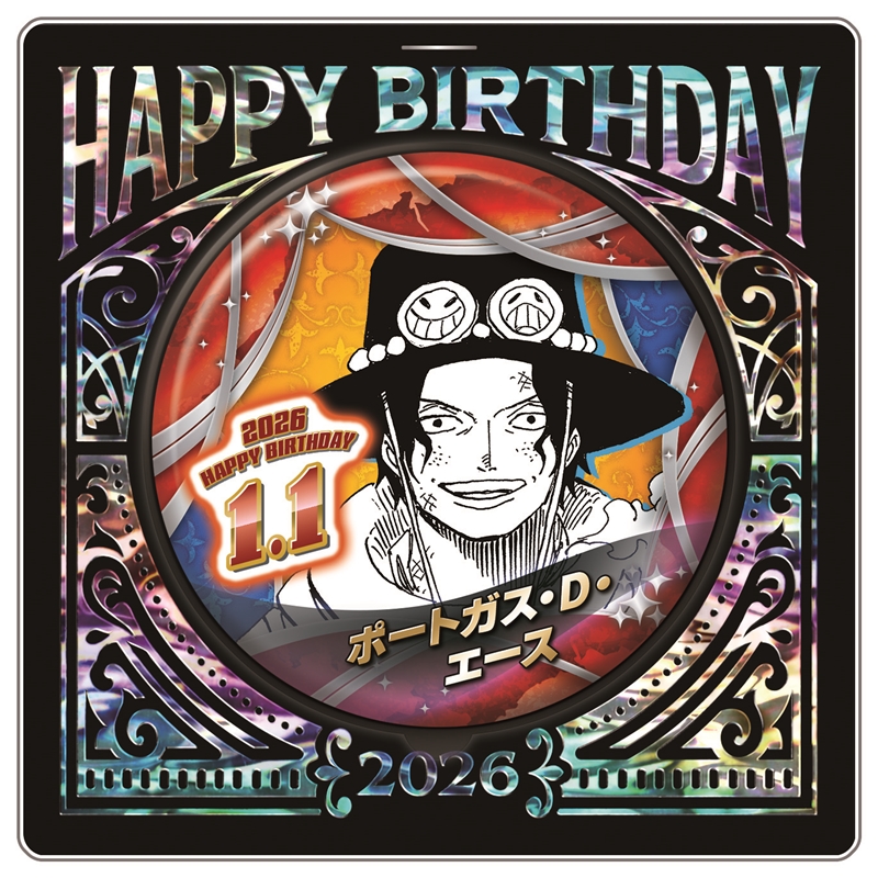 『ONE PIECE』バースデイ缶バッジ ポートガス・D・エース BF1